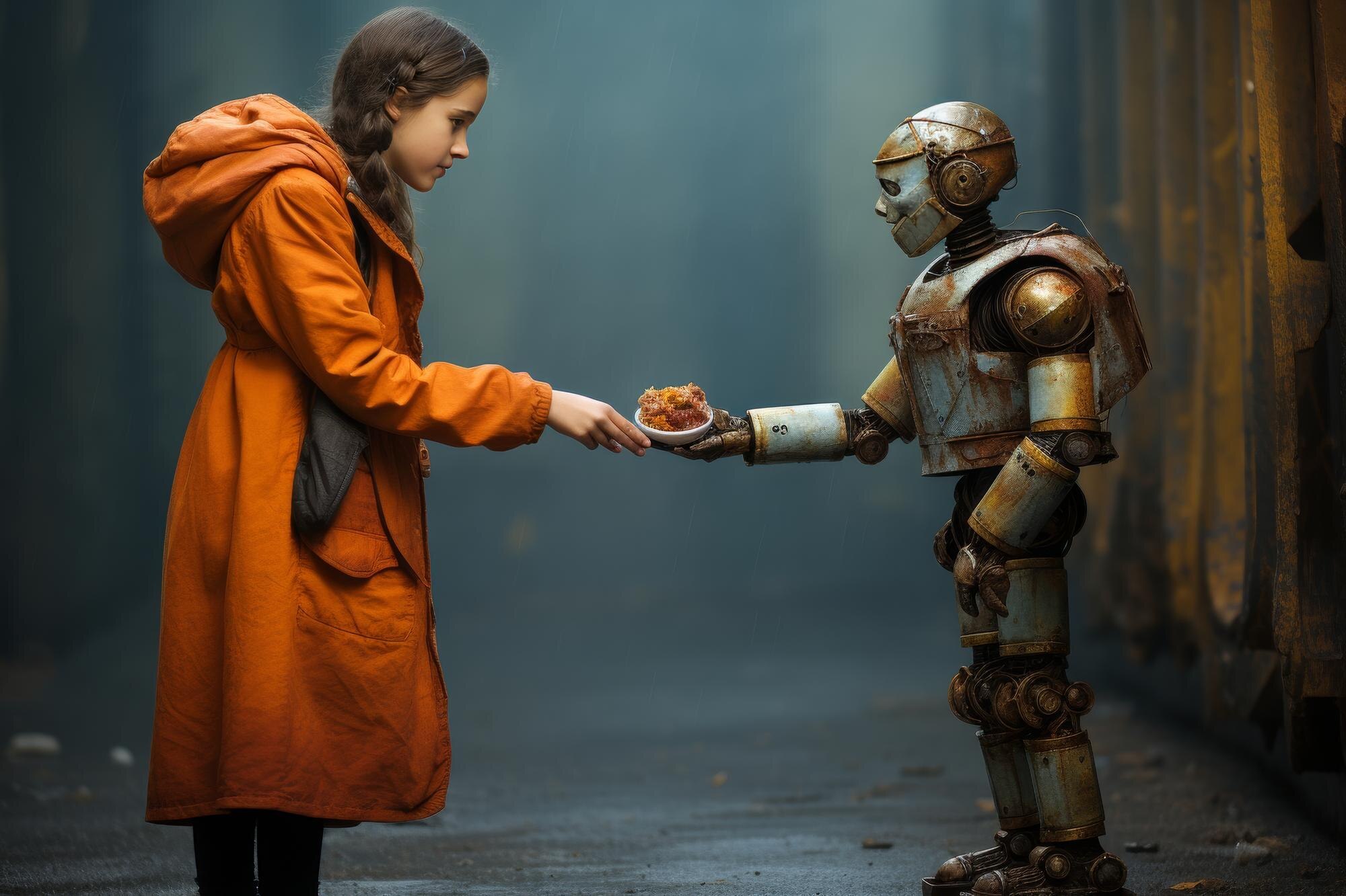 Człowiek skutecznie wspierany przez asystenta robota w celu zwiększenia produktywności i wydajności