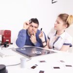 Szaleni fotografowie pracujący