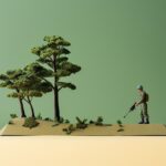 Diorama minimalizmu dnia weteranów
